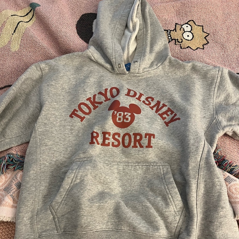 Tokyo Disney grey hoodie women’s size medium (runs small) excellent condition
